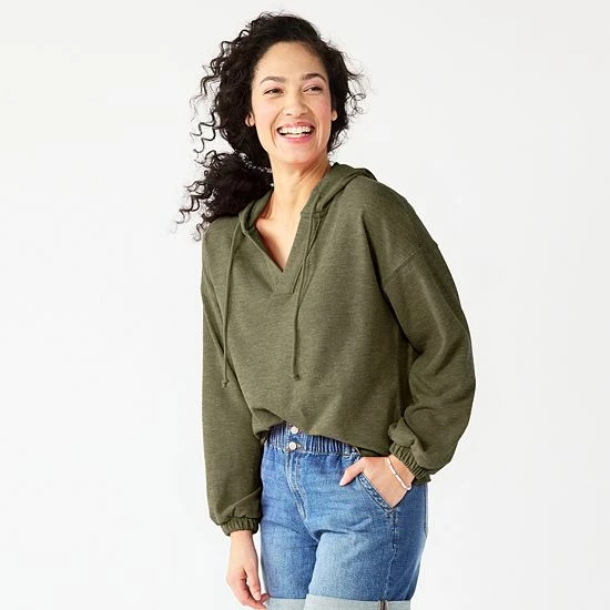 Women's Sonoma Goods For Life® Beach Hoodie Pink Stripe 10 Women's Sonoma Goods For Life® Beach Hoodie Pink Stripe - Image 8