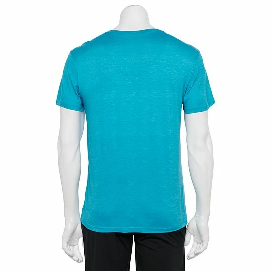 Men's Sonoma Goods For Life® Seriously Soft V-neck Pajama Tee Green Space Dye 4 Men's Sonoma Goods For Life® Seriously Soft V-neck Pajama Tee Green Space Dye - Image 2