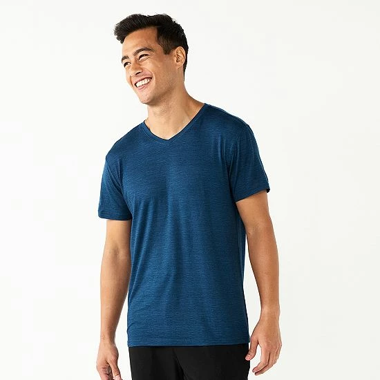 Men's Sonoma Goods For Life® Seriously Soft V-neck Pajama Tee Green Space Dye 5 Men's Sonoma Goods For Life® Seriously Soft V-neck Pajama Tee Green Space Dye - Image 3