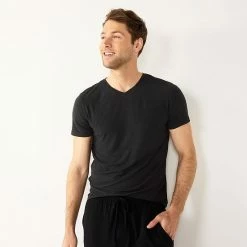 Men's Sonoma Goods For Life® Seriously Soft V-neck Pajama Tee Green Space Dye 23 Men's Sonoma Goods For Life® Seriously Soft V-neck Pajama Tee Green Space Dye -Sonoma Goods For Life shop unnamed file 5596