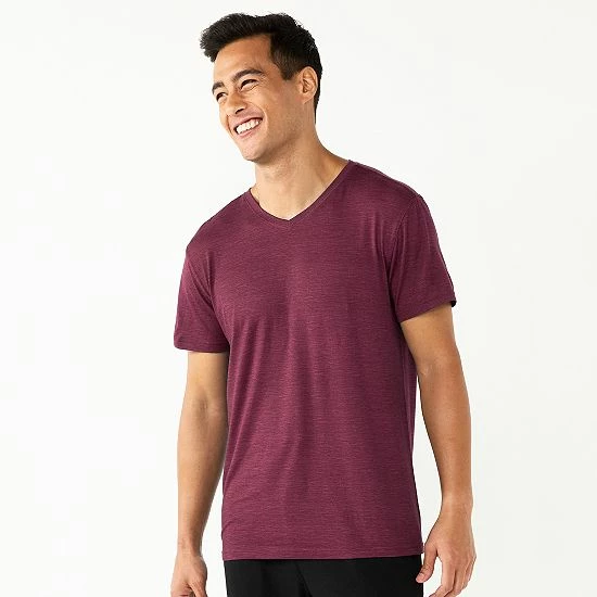 Men's Sonoma Goods For Life® Seriously Soft V-neck Pajama Tee Green Space Dye 13 Men's Sonoma Goods For Life® Seriously Soft V-neck Pajama Tee Green Space Dye - Image 11