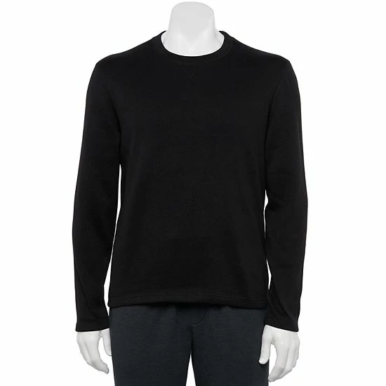 Men's Sonoma Goods For Life® Sweater Fleece Crewneck Sleep Tee Mineral Black 3 Men's Sonoma Goods For Life® Sweater Fleece Crewneck Sleep Tee Mineral Black