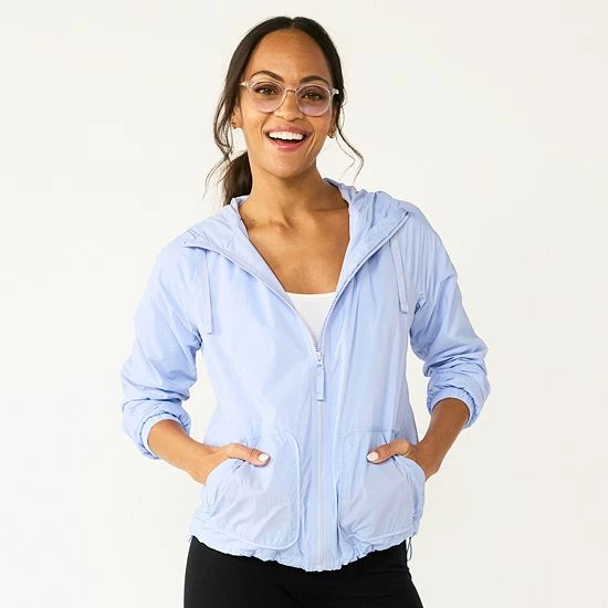 Women's Sonoma Goods For Life® Hooded Rain Jacket Olive 7 Women's Sonoma Goods For Life® Hooded Rain Jacket Olive - Image 5