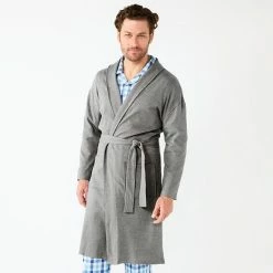 Men's Sonoma Goods For Life® 47" Waffle Robe Light Blue Heather 13 Men's Sonoma Goods For Life® 47" Waffle Robe Light Blue Heather -Sonoma Goods For Life shop unnamed file 5670