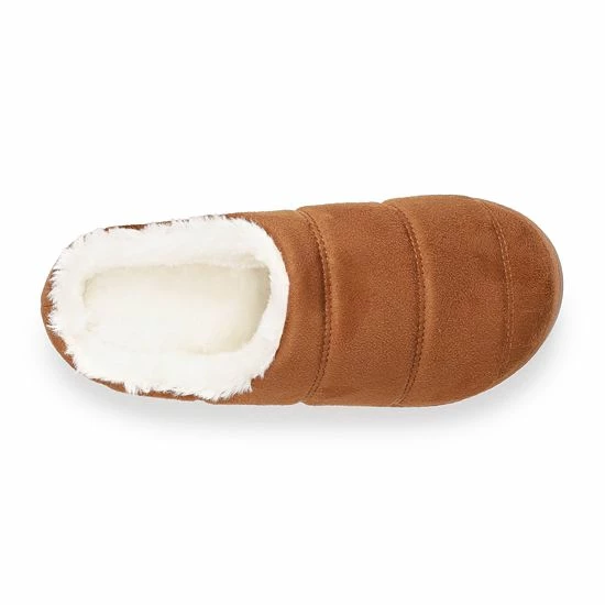 Sonoma Goods For Life® Faux Fur Slippers Chestnut 7 Sonoma Goods For Life® Faux Fur Slippers Chestnut - Image 5