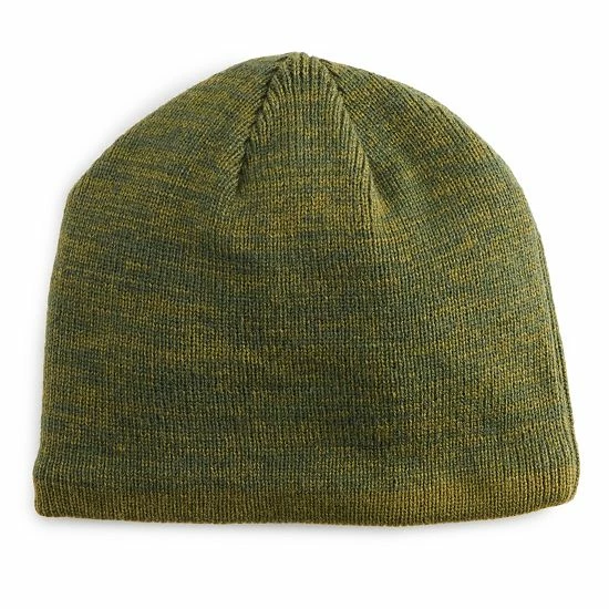 Men's Sonoma Goods For Life® Marled Knit Beanie With Sherpa Lining Military Olive 4 Men's Sonoma Goods For Life® Marled Knit Beanie With Sherpa Lining Military Olive - Image 2