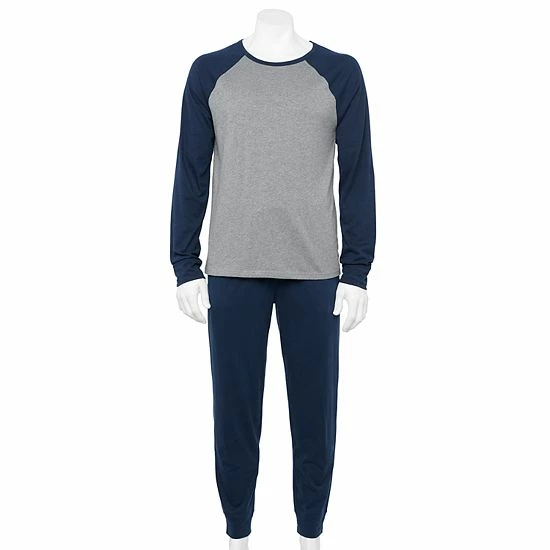 Men's Sonoma Goods For Life® Supersoft Standard-Fit Raglan Tee & Jogger Pants Brown Gray Heather 7 Men's Sonoma Goods For Life® Supersoft Standard-Fit Raglan Tee & Jogger Pants Brown Gray Heather - Image 5