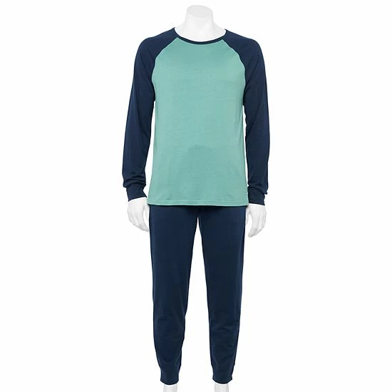 Men's Sonoma Goods For Life® Supersoft Standard-Fit Raglan Tee & Jogger Pants Brown Gray Heather 9 Men's Sonoma Goods For Life® Supersoft Standard-Fit Raglan Tee & Jogger Pants Brown Gray Heather - Image 7