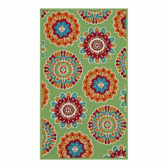 Sonoma Goods For Life® Floral Medallion Indoor/Outdoor Area And Throw Rug Rust 18 Sonoma Goods For Life® Floral Medallion Indoor/Outdoor Area And Throw Rug Rust - Image 16