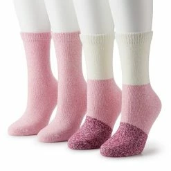 Sonoma Goods For Life® Colorblock Supercozy Crew Sock 2 Pack Green