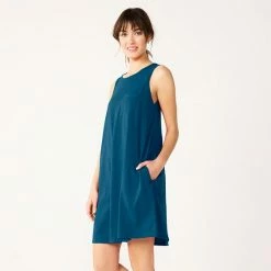 Women's Sonoma Goods For Life® Sleeveless Swing Dress Navy -Sonoma Goods For Life shop unnamed file 5805