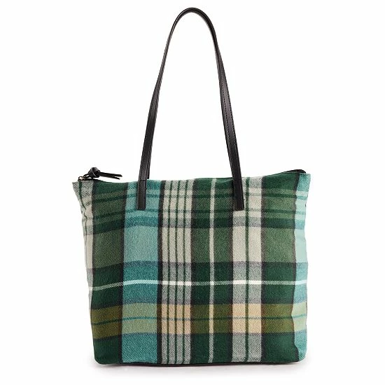 Sonoma Goods For Life® Women's Flannel Tote Bag Red Plaid 9 Sonoma Goods For Life® Women's Flannel Tote Bag Red Plaid - Image 7