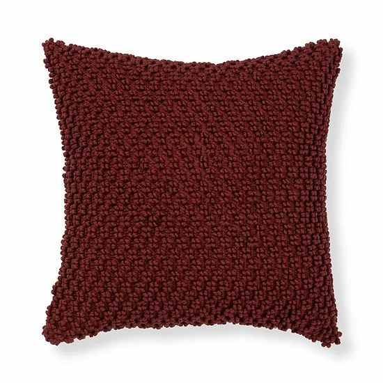Sonoma Goods For Life® Indoor Outdoor Cozy Pillows Red 6 Sonoma Goods For Life® Indoor Outdoor Cozy Pillows Red - Image 4