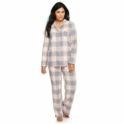 Women's Sonoma Goods For Life® Flannel Pajama Shirt & Pajama Pants Set Aqua Heather Buffalo -Sonoma Goods For Life shop unnamed file 5881