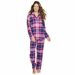 Women's Sonoma Goods For Life® Flannel Pajama Shirt & Pajama Pants Set Aqua Heather Buffalo -Sonoma Goods For Life shop unnamed file 5883