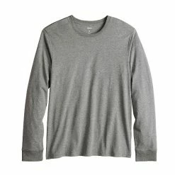 Men's Sonoma Goods For Life® Adaptive & Easy Dressing Long Sleeve Crew Tee Charcoal -Sonoma Goods For Life shop unnamed file 5910