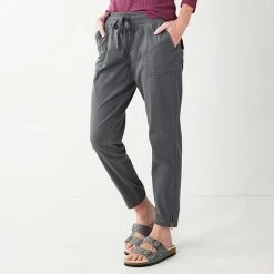 Women's Sonoma Goods For Life® Zipper-Hem Elastic-Waist Utility Jogger Pants Almond 14 Women's Sonoma Goods For Life® Zipper-Hem Elastic-Waist Utility Jogger Pants Almond -Sonoma Goods For Life shop unnamed file 5929