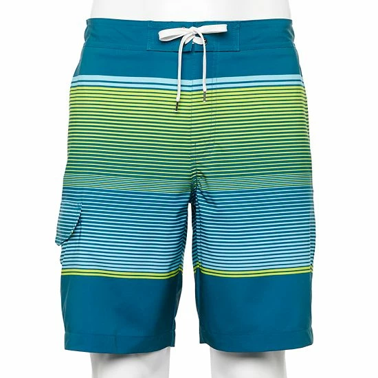 Men's Sonoma Goods For Life® E-Board Swim Trunks Ernest Stripe 8 Men's Sonoma Goods For Life® E-Board Swim Trunks Ernest Stripe - Image 6