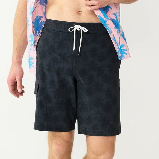 Men's Sonoma Goods For Life® E-Board Swim Trunks Ernest Stripe 10 Men's Sonoma Goods For Life® E-Board Swim Trunks Ernest Stripe - Image 8