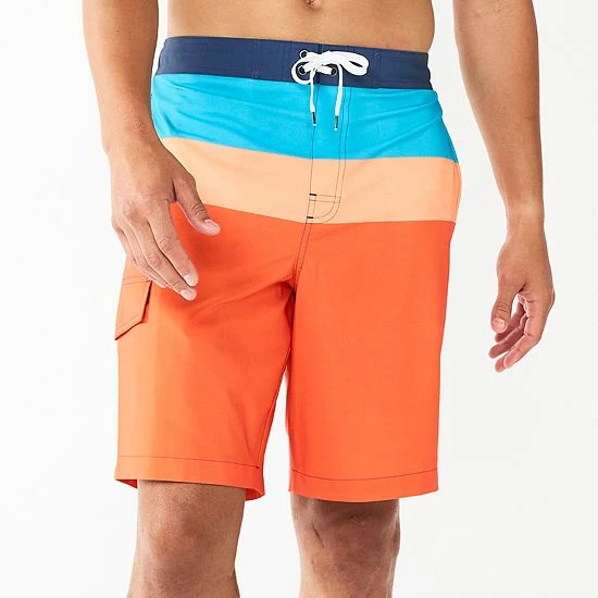 Men's Sonoma Goods For Life® E-Board Swim Trunks Ernest Stripe 15 Men's Sonoma Goods For Life® E-Board Swim Trunks Ernest Stripe - Image 13