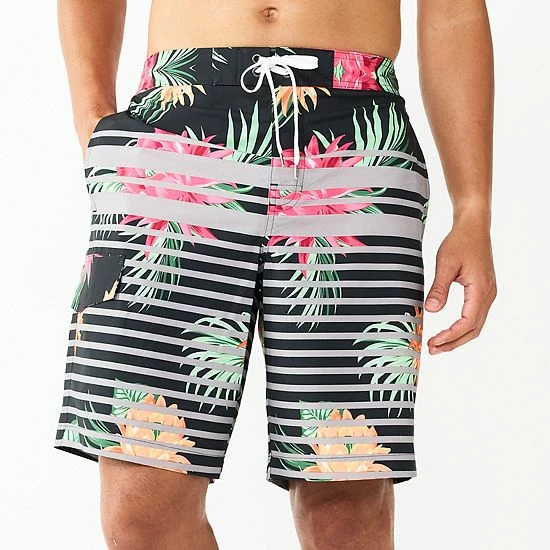 Men's Sonoma Goods For Life® E-Board Swim Trunks Ernest Stripe 16 Men's Sonoma Goods For Life® E-Board Swim Trunks Ernest Stripe - Image 14
