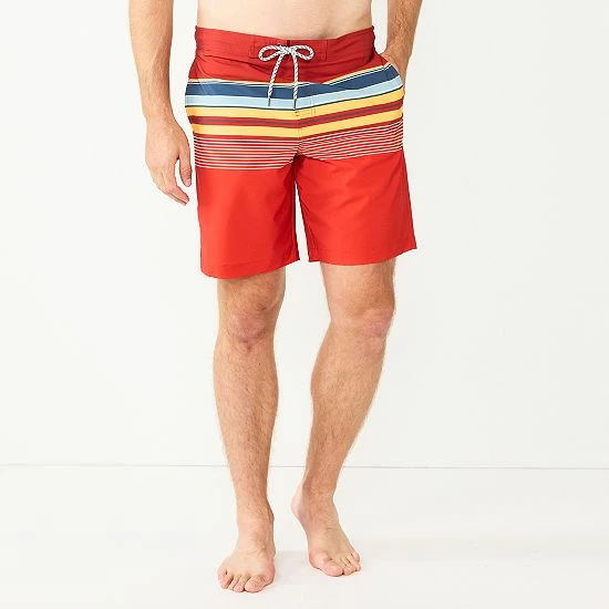 Men's Sonoma Goods For Life® E-Board Swim Trunks Ernest Stripe 22 Men's Sonoma Goods For Life® E-Board Swim Trunks Ernest Stripe - Image 20