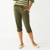 Women's Sonoma Goods For Life® Comfort Waist Pull-On Capri Pants White