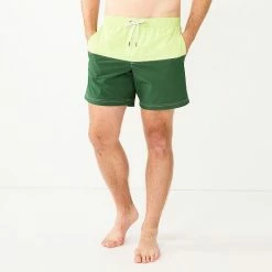 Men's Sonoma Goods For Life® 7-Inch Full Elastic-Waistband Swim Trunks Black -Sonoma Goods For Life shop unnamed file 5996