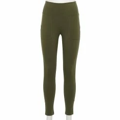 Women's Sonoma Goods For Life® High-Waisted Leggings Dark Gray -Sonoma Goods For Life shop unnamed file 6014