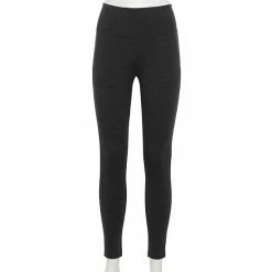 Women's Sonoma Goods For Life® High-Waisted Leggings Dark Gray -Sonoma Goods For Life shop unnamed file 6015