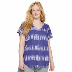 Plus Size Sonoma Goods For Life® V-Neck Tunic Tee Gray -Sonoma Goods For Life shop unnamed file 6037