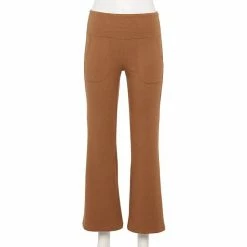 Women's Sonoma Goods For Life® High-Waisted Flare Leggings Brown 17 Women's Sonoma Goods For Life® High-Waisted Flare Leggings Brown -Sonoma Goods For Life shop unnamed file 610