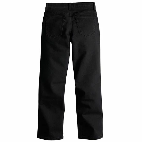 Boys 7-20 Sonoma Goods For Life® Everyday Straight Jeans In Regular, Slim & Husky Black 4 Boys 7-20 Sonoma Goods For Life® Everyday Straight Jeans In Regular, Slim & Husky Black - Image 2