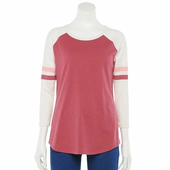 Women's Sonoma Goods For Life® Baseball Tee Gray Long Live 14 Women's Sonoma Goods For Life® Baseball Tee Gray Long Live - Image 12