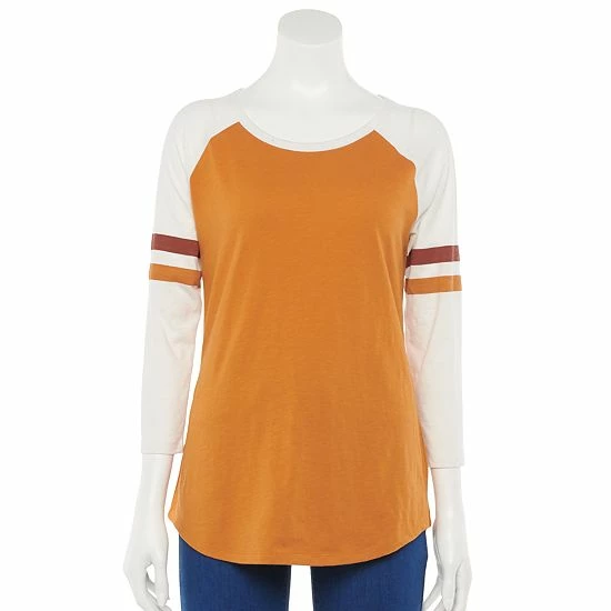 Women's Sonoma Goods For Life® Baseball Tee Gray Long Live 17 Women's Sonoma Goods For Life® Baseball Tee Gray Long Live - Image 15