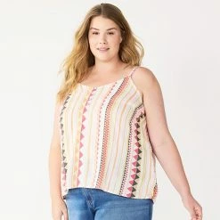Plus Size Sonoma Goods For Life® Swing Tank Navy Floral -Sonoma Goods For Life shop unnamed file 6142