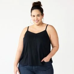 Plus Size Sonoma Goods For Life® Swing Tank Navy Floral -Sonoma Goods For Life shop unnamed file 6145