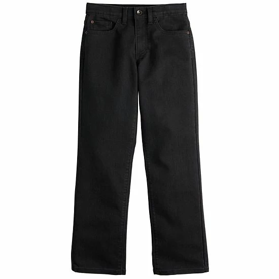 Boys 7-20 Sonoma Goods For Life® Everyday Straight Jeans In Regular, Slim & Husky Black 7 Boys 7-20 Sonoma Goods For Life® Everyday Straight Jeans In Regular, Slim & Husky Black - Image 5