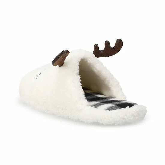 Sonoma Goods For Life Woman's Jammies For Your Families® Reindeer Slippers White 5 Sonoma Goods For Life Woman's Jammies For Your Families® Reindeer Slippers White - Image 3