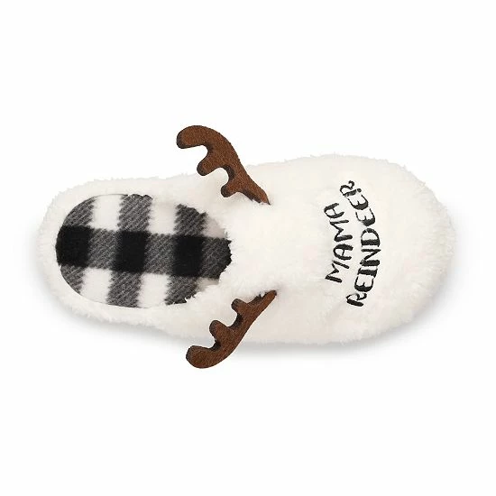 Sonoma Goods For Life Woman's Jammies For Your Families® Reindeer Slippers White 7 Sonoma Goods For Life Woman's Jammies For Your Families® Reindeer Slippers White - Image 5