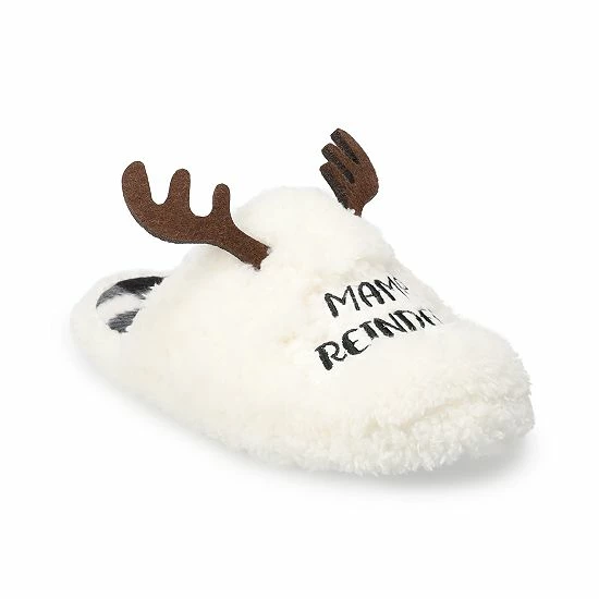 Sonoma Goods For Life Woman's Jammies For Your Families® Reindeer Slippers White 9 Sonoma Goods For Life Woman's Jammies For Your Families® Reindeer Slippers White - Image 7