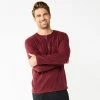 Men's Sonoma Goods For Life® Textured Henley Top Charcoal Space Dye -Sonoma Goods For Life shop unnamed file 6186