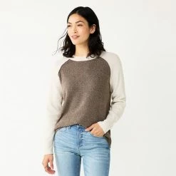 Women's Sonoma Goods For Life® Pull-On Raglan Sweater Dark Teal -Sonoma Goods For Life shop unnamed file 62