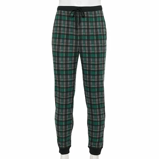 Men's Sonoma Goods For Life® Whisperluxe Waffle Jogger Burgundy Plaid 5 Men's Sonoma Goods For Life® Whisperluxe Waffle Jogger Burgundy Plaid - Image 3