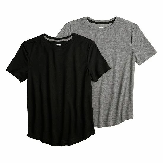 Boys 5-16 Sonoma Goods For Life® 2-Pack Sleep Tees Gray Black 5 Boys 5-16 Sonoma Goods For Life® 2-Pack Sleep Tees Gray Black - Image 3