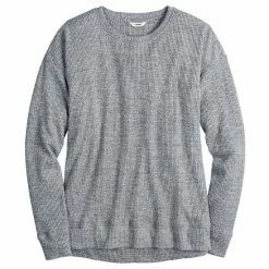 Women's Sonoma Goods For Life® Supersoft Crewneck Top Gray Heather 22 Women's Sonoma Goods For Life® Supersoft Crewneck Top Gray Heather -Sonoma Goods For Life shop unnamed file 629