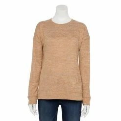 Women's Sonoma Goods For Life® Supersoft Crewneck Top Gray Heather 33 Women's Sonoma Goods For Life® Supersoft Crewneck Top Gray Heather -Sonoma Goods For Life shop unnamed file 640