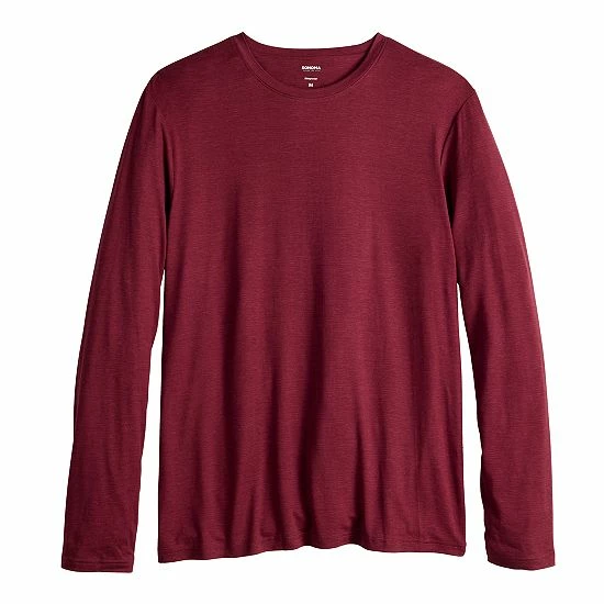 Men's Sonoma Goods For Life® Lush Luxe Tee Teal Space Dye 5 Men's Sonoma Goods For Life® Lush Luxe Tee Teal Space Dye - Image 3