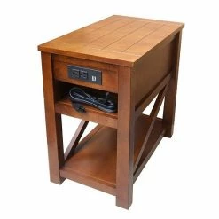 Sonoma Goods For Life® Cameron Charging Station End Table Hazelnut -Sonoma Goods For Life shop unnamed file 6444