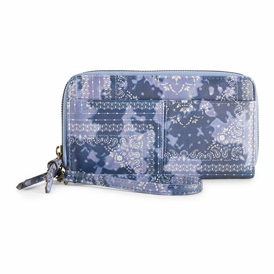 Sonoma Goods For Life® Elowen RFID-Blocking Double Zip Wristlet Woven Warm Taupe 8 Sonoma Goods For Life® Elowen RFID-Blocking Double Zip Wristlet Woven Warm Taupe - Image 6